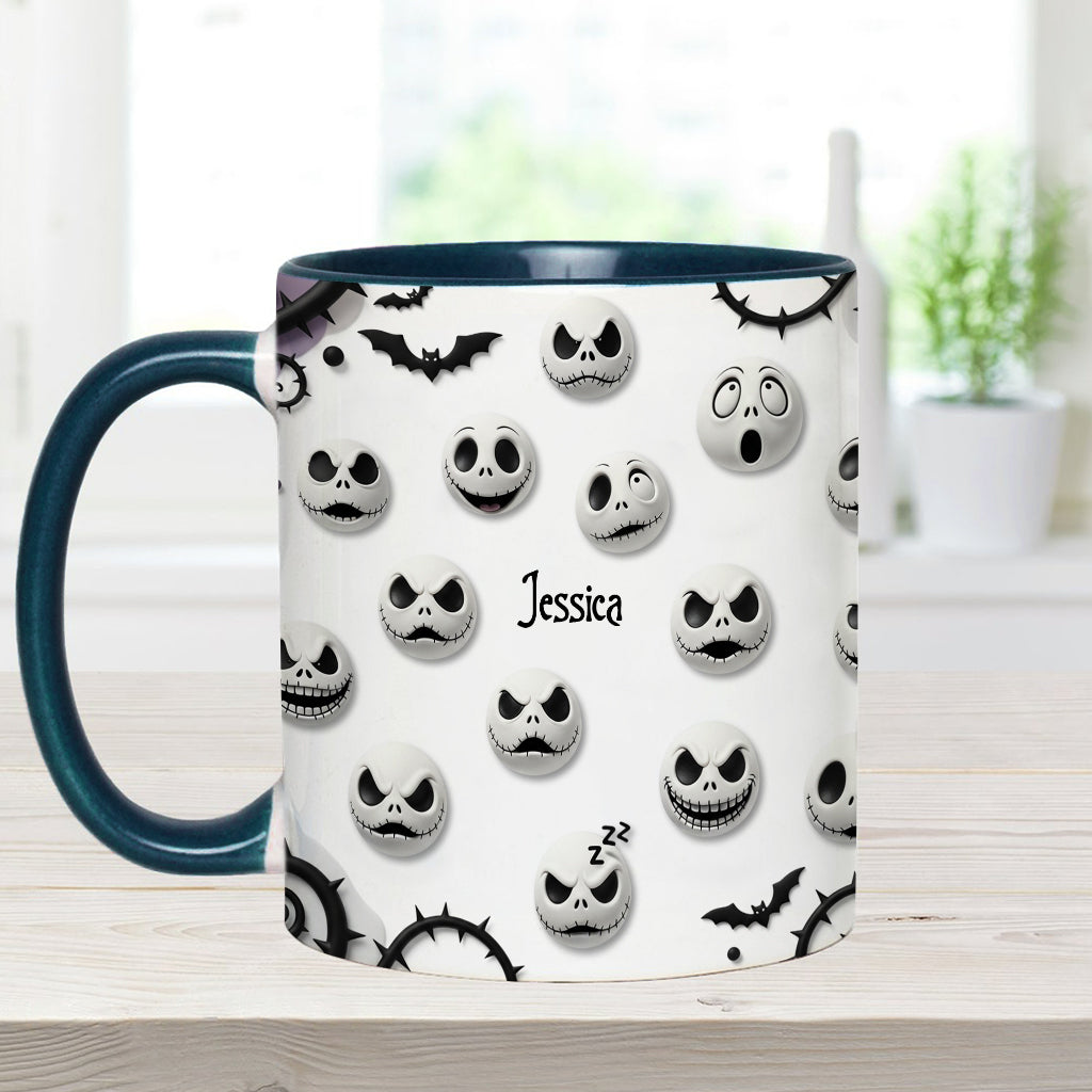 Personalized Nightmare Accent Mug with Custom Name Gift