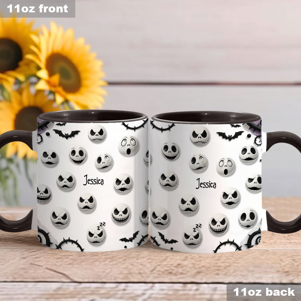 Personalized Nightmare Accent Mug with Custom Name Gift
