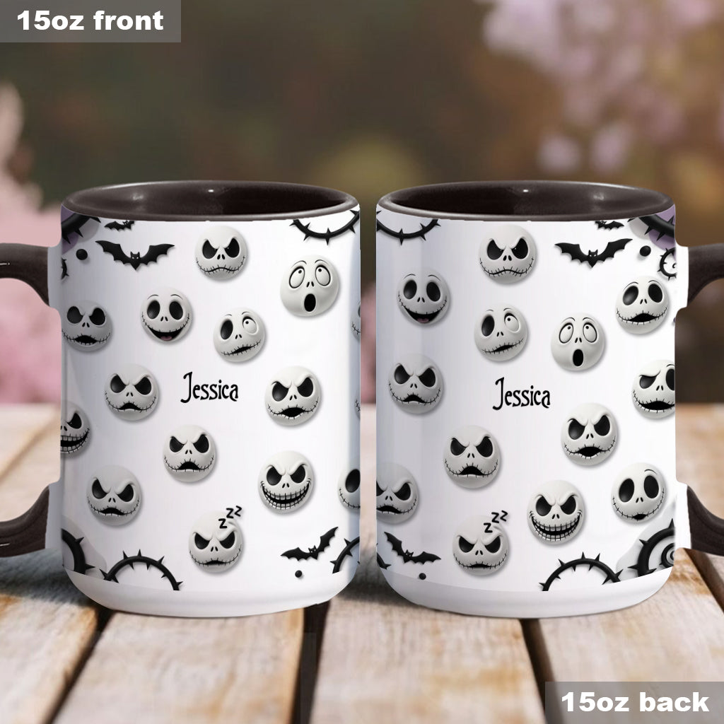 Personalized Nightmare Accent Mug with Custom Name Gift