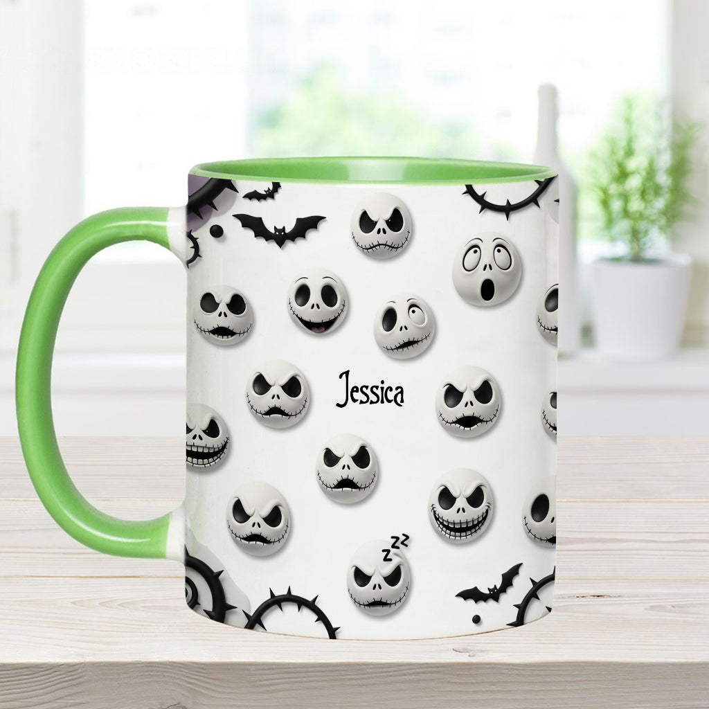 Personalized Nightmare Accent Mug with Custom Name Gift