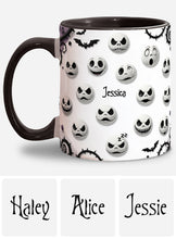Load image into Gallery viewer, Personalized Nightmare Accent Mug with Custom Name Gift
