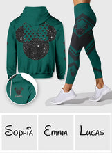 Load image into Gallery viewer, Personalized Mouse Hoodie and Leggings Custom Name Gift Idea
