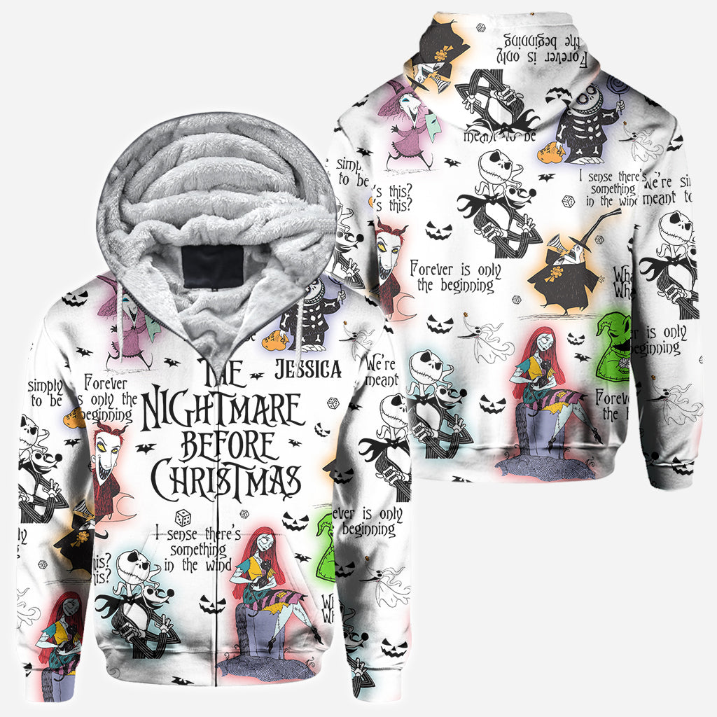 Personalized Nightmare Before Christmas All Over Shirt Gift