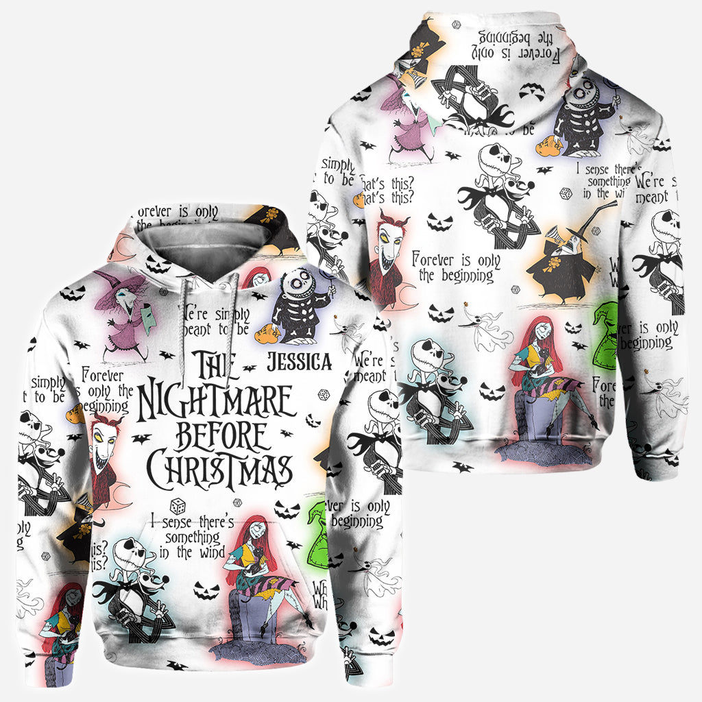Personalized Nightmare Before Christmas All Over Shirt Gift