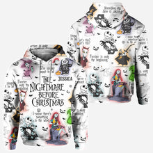 Load image into Gallery viewer, Personalized Nightmare Before Christmas All Over Shirt Gift
