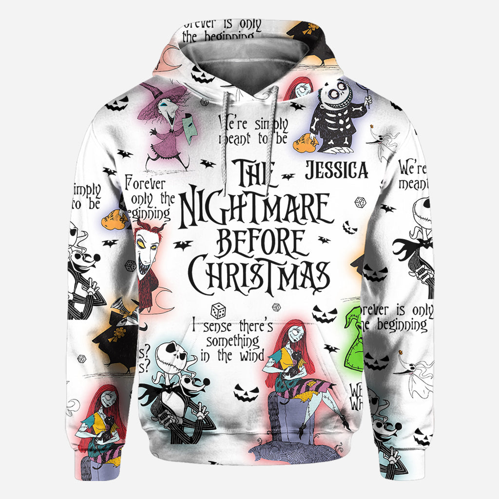 Personalized Nightmare Before Christmas All Over Shirt Gift