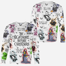 Load image into Gallery viewer, Personalized Nightmare Before Christmas All Over Shirt Gift
