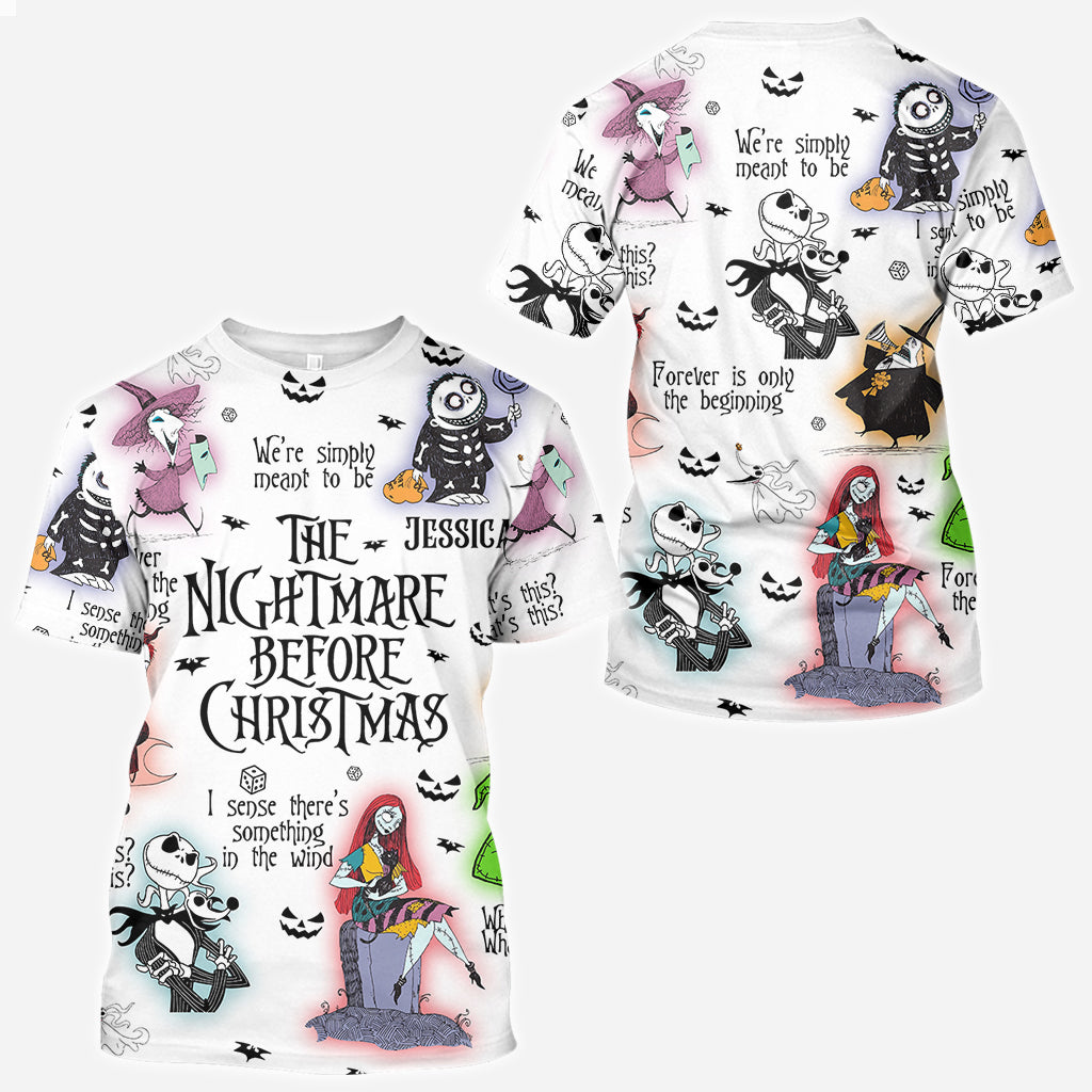 Personalized Nightmare Before Christmas All Over Shirt Gift