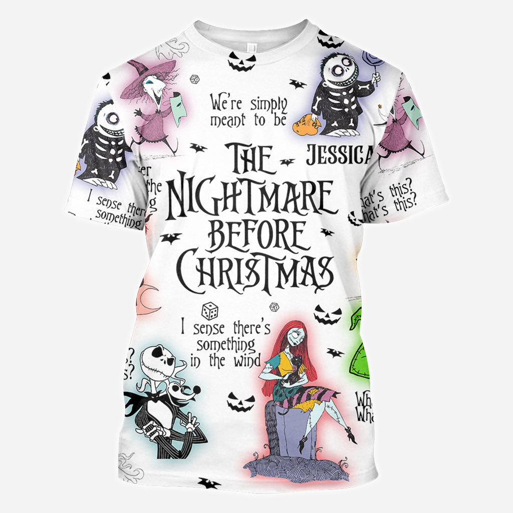 Personalized Nightmare Before Christmas All Over Shirt Gift