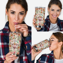 Load image into Gallery viewer, Personalized Floral Tumbler Best Mom Gift Custom Name
