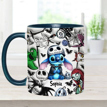 Load image into Gallery viewer, Personalized Ohana Accent Mug Custom Name Gift for Mom
