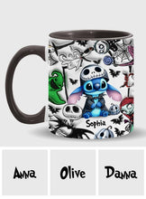 Load image into Gallery viewer, Personalized Ohana Accent Mug Custom Name Gift for Mom

