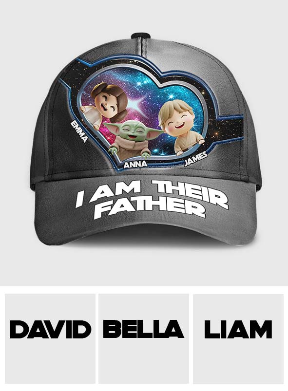 Personalized Classic Cap I Am Their Father Gift for Dad