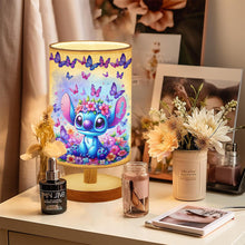 Load image into Gallery viewer, Personalized Tableside Lamp with Wood Base Custom Name Gift
