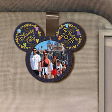Load image into Gallery viewer, Personalized Family Trip Mouse 2 Layered Car Visor Clip Gift
