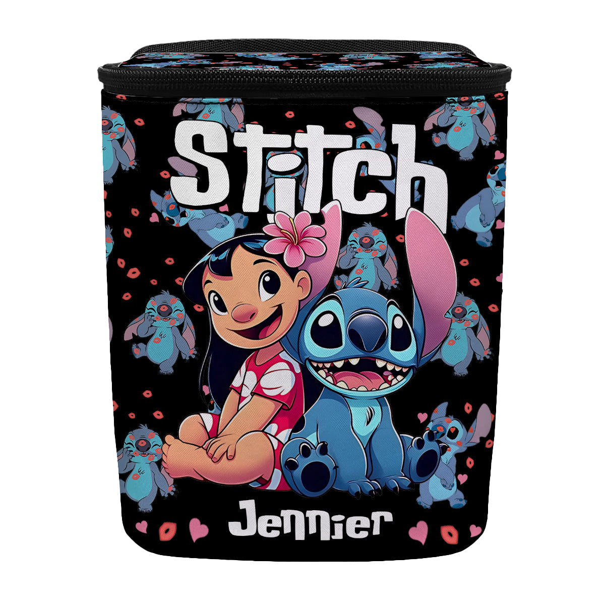 Personalized Ohana Portable Car Trash Can Organizer for Kids