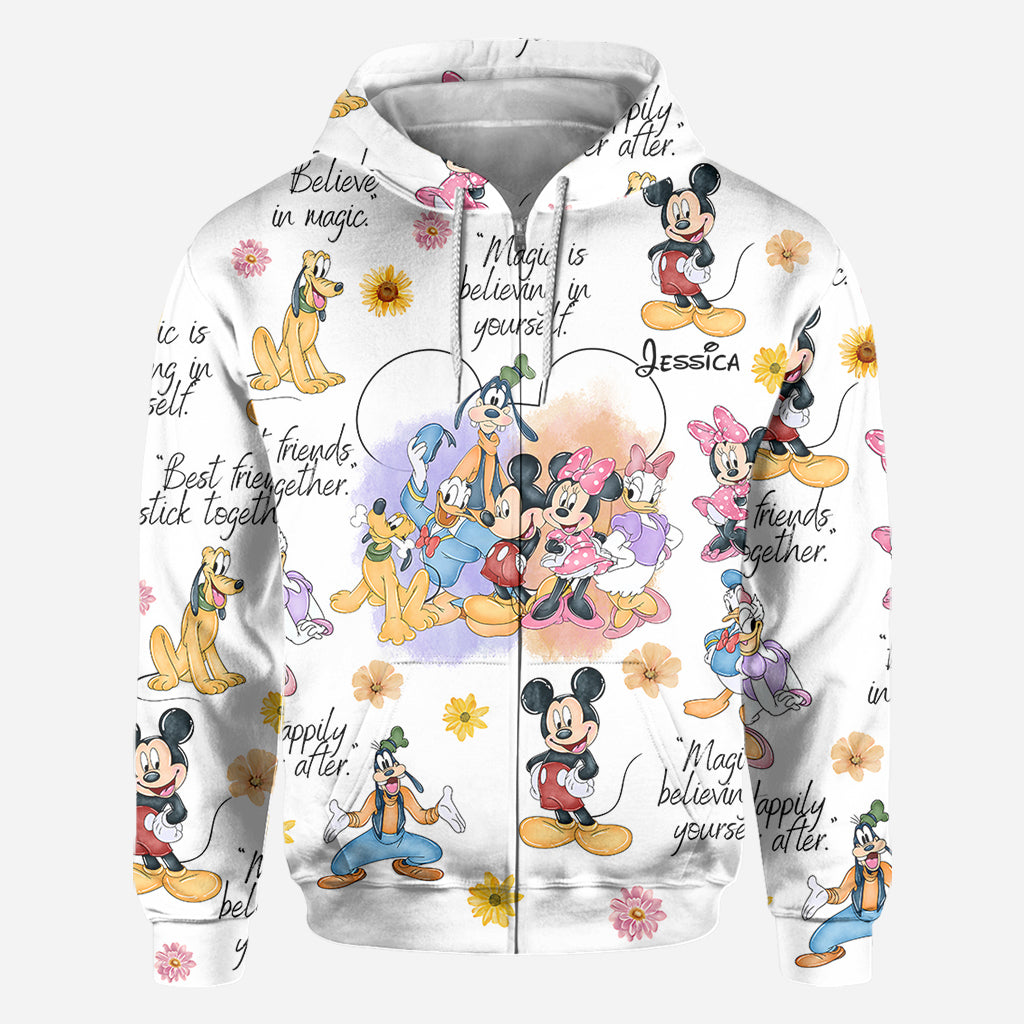 Personalized Disney All Over Shirt Custom Name for Kids
