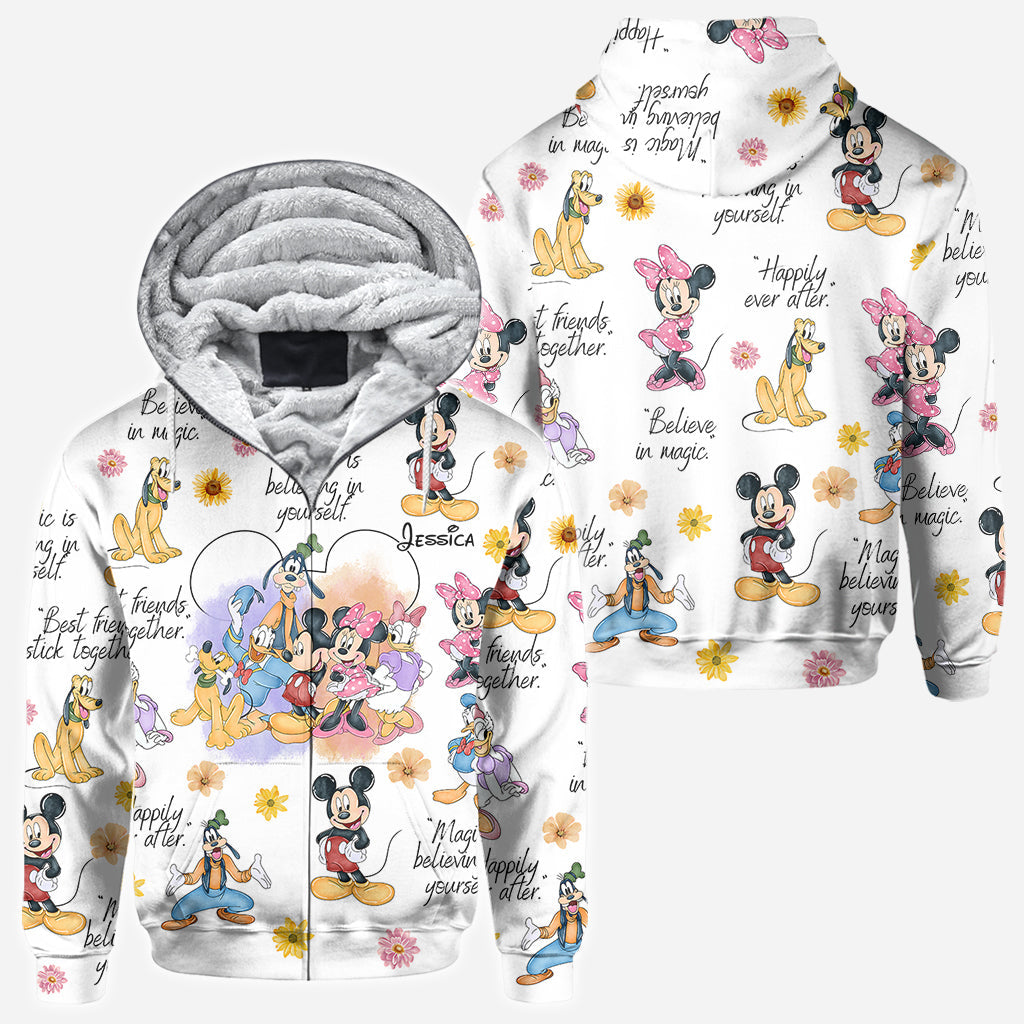 Personalized Disney All Over Shirt Custom Name for Kids
