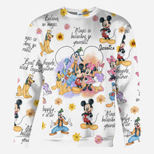 Load image into Gallery viewer, Personalized Disney All Over Shirt Custom Name for Kids
