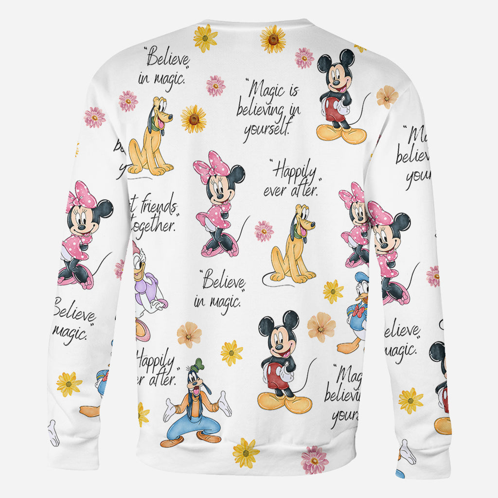 Personalized Disney All Over Shirt Custom Name for Kids