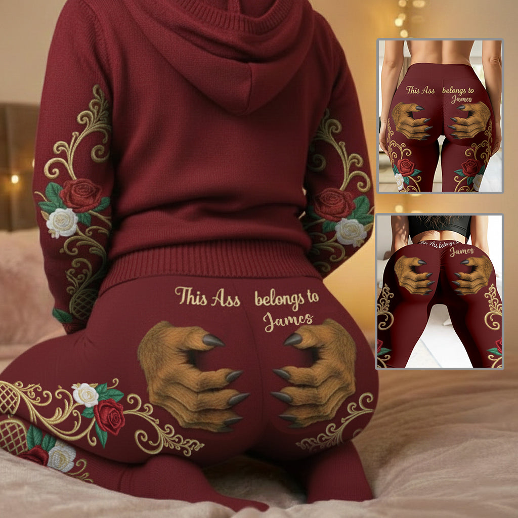 Personalized Mouse Hoodie and Leggings Set Custom Name Gift