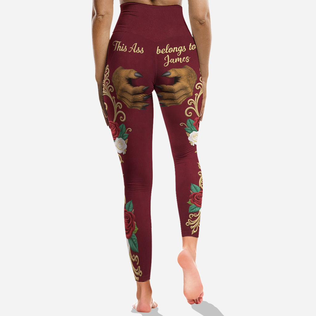 Personalized Mouse Hoodie and Leggings Set Custom Name Gift