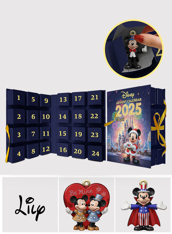 Personalized Advent Calendar with Ornaments Christmas Gift Idea