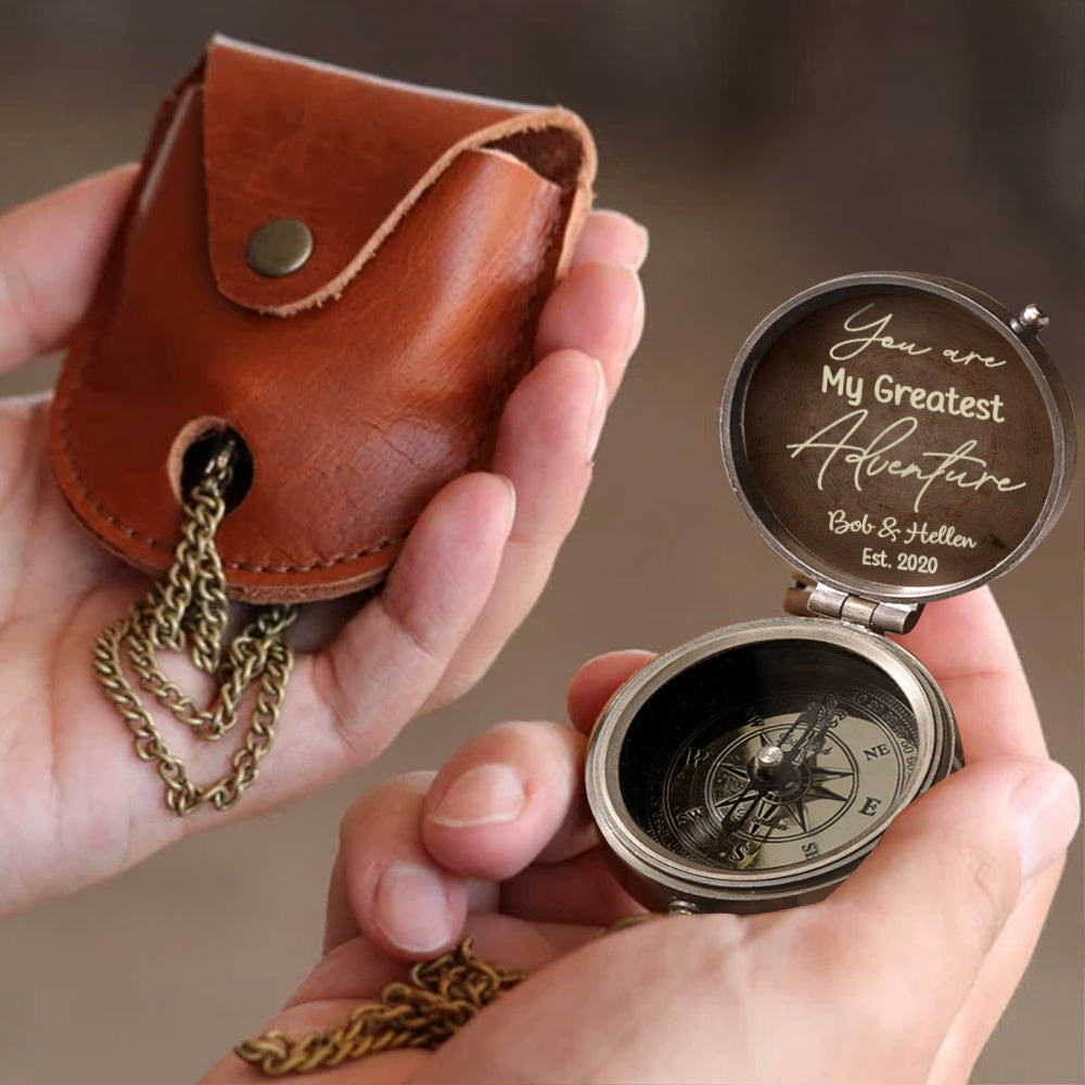 Personalized Family Compass You Are My Greatest Adventure Gift