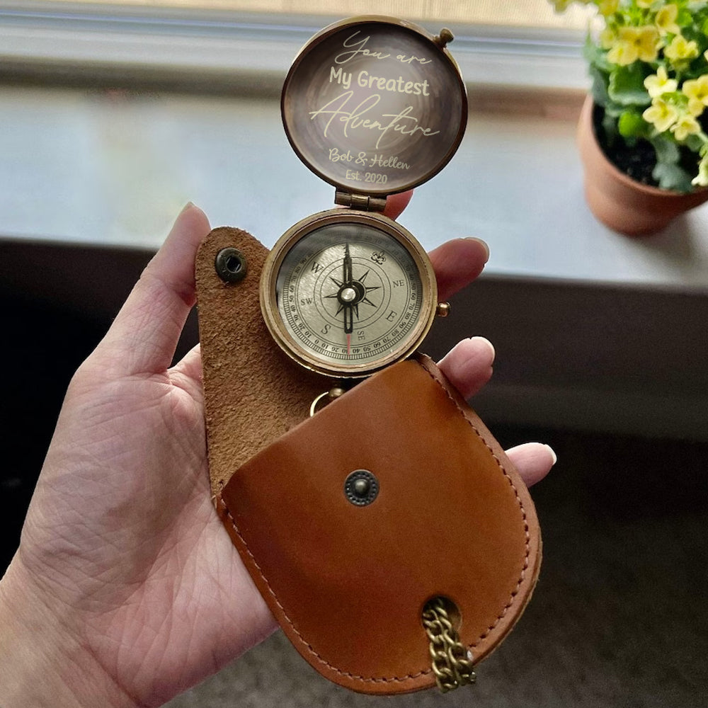 Personalized Family Compass You Are My Greatest Adventure Gift