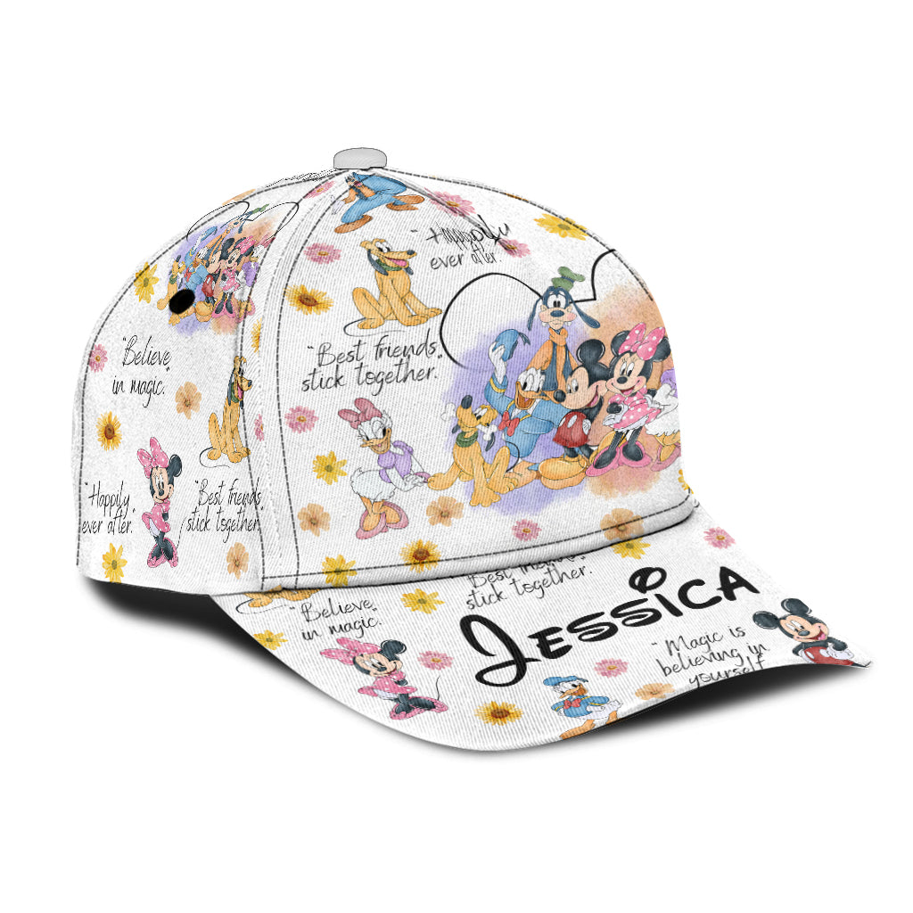 Personalized Disney Classic Cap with Custom Name for Kids