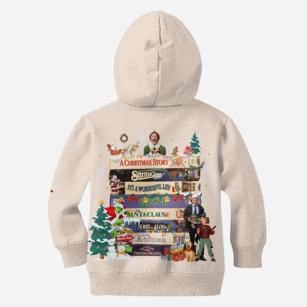 Personalized Christmas Movie Watching All Over Shirt Gift