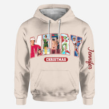 Load image into Gallery viewer, Personalized Christmas Movie Watching All Over Shirt Gift
