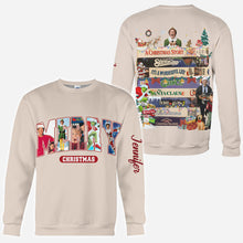 Load image into Gallery viewer, Personalized Christmas Movie Watching All Over Shirt Gift
