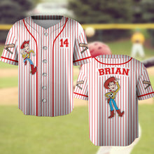 Load image into Gallery viewer, Personalized Kids Baseball Jersey Custom Name Space Ranger Gift
