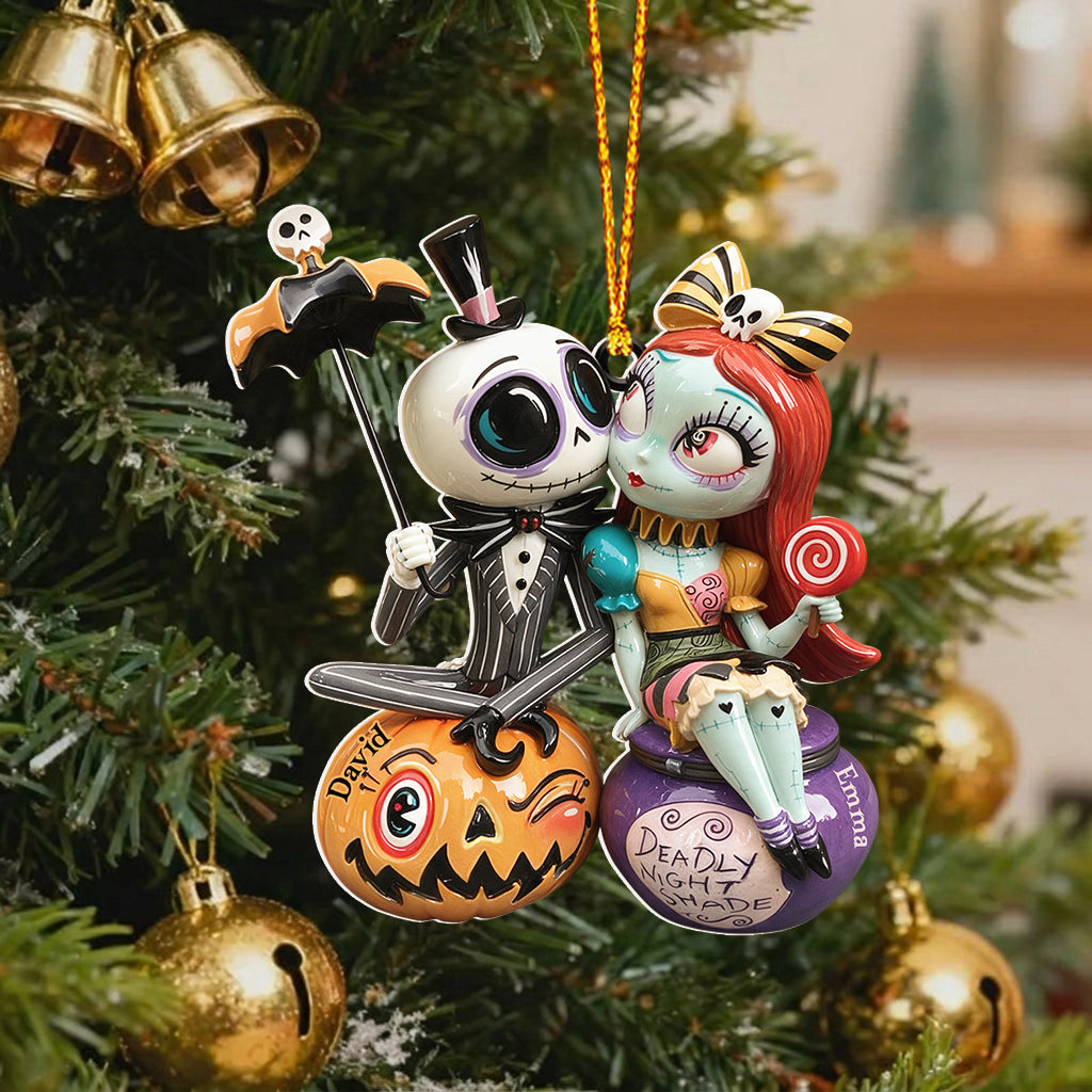 Personalized 3D Resin Ornament Nightmare Before Christmas Gift
