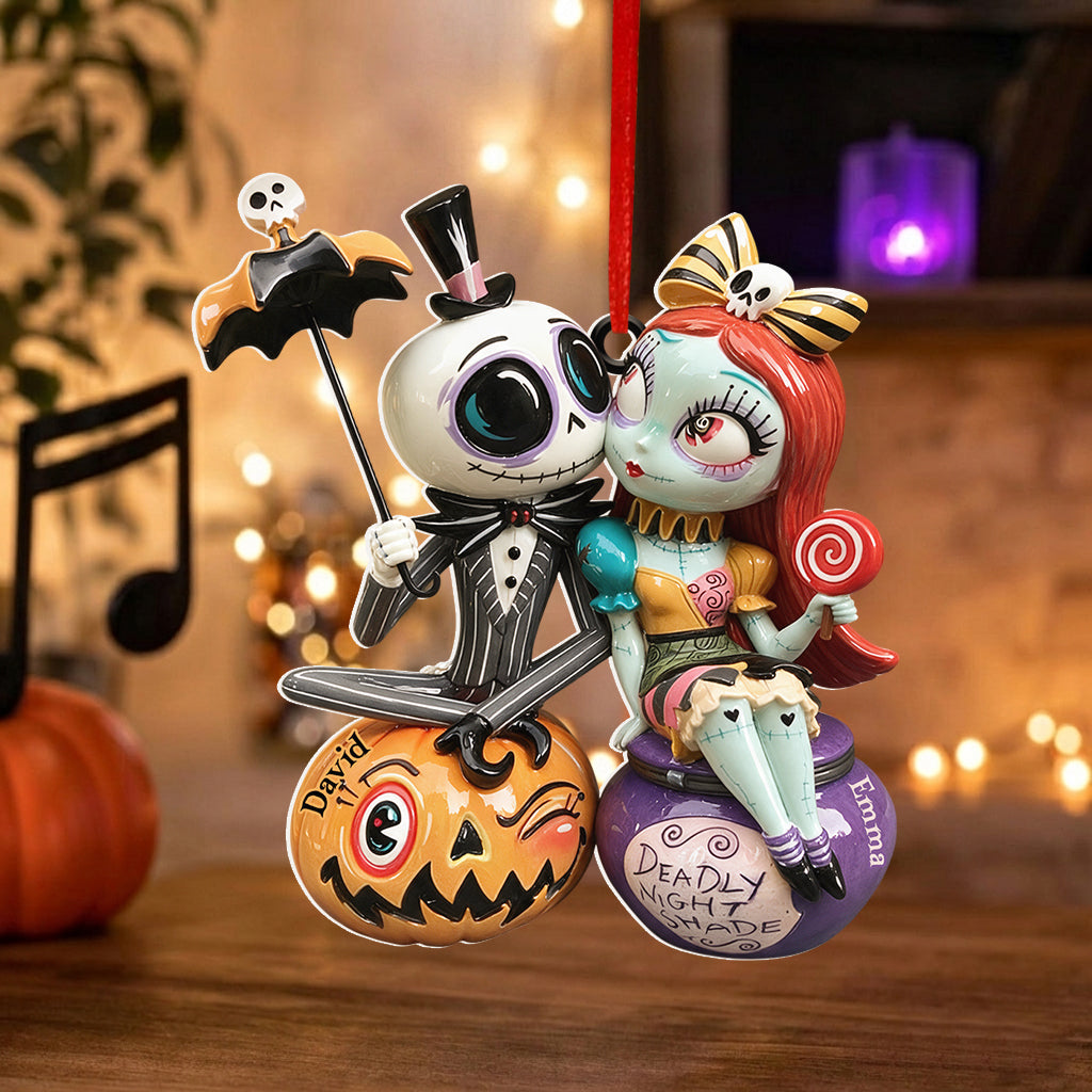 Personalized 3D Resin Ornament Nightmare Before Christmas Gift