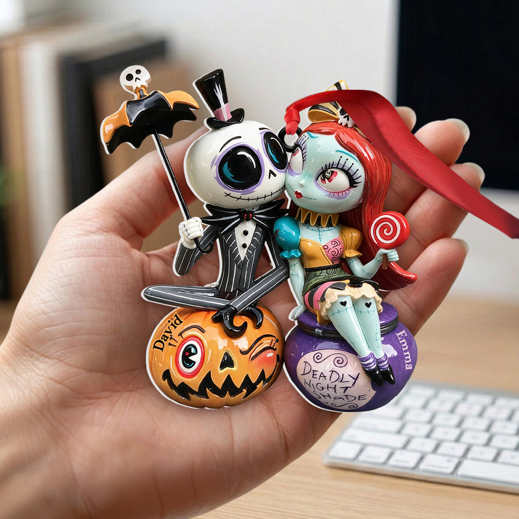 Personalized 3D Resin Ornament Nightmare Before Christmas Gift