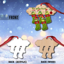 Load image into Gallery viewer, Personalized Grinch Christmas Ornament Custom Family Names Gift
