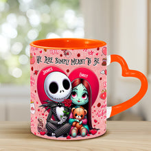 Load image into Gallery viewer, Personalized Heart Handle Mug with Custom Names | Unique Valentine's Gift
