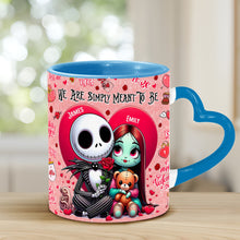 Load image into Gallery viewer, Personalized Heart Handle Mug with Custom Names | Unique Valentine's Gift
