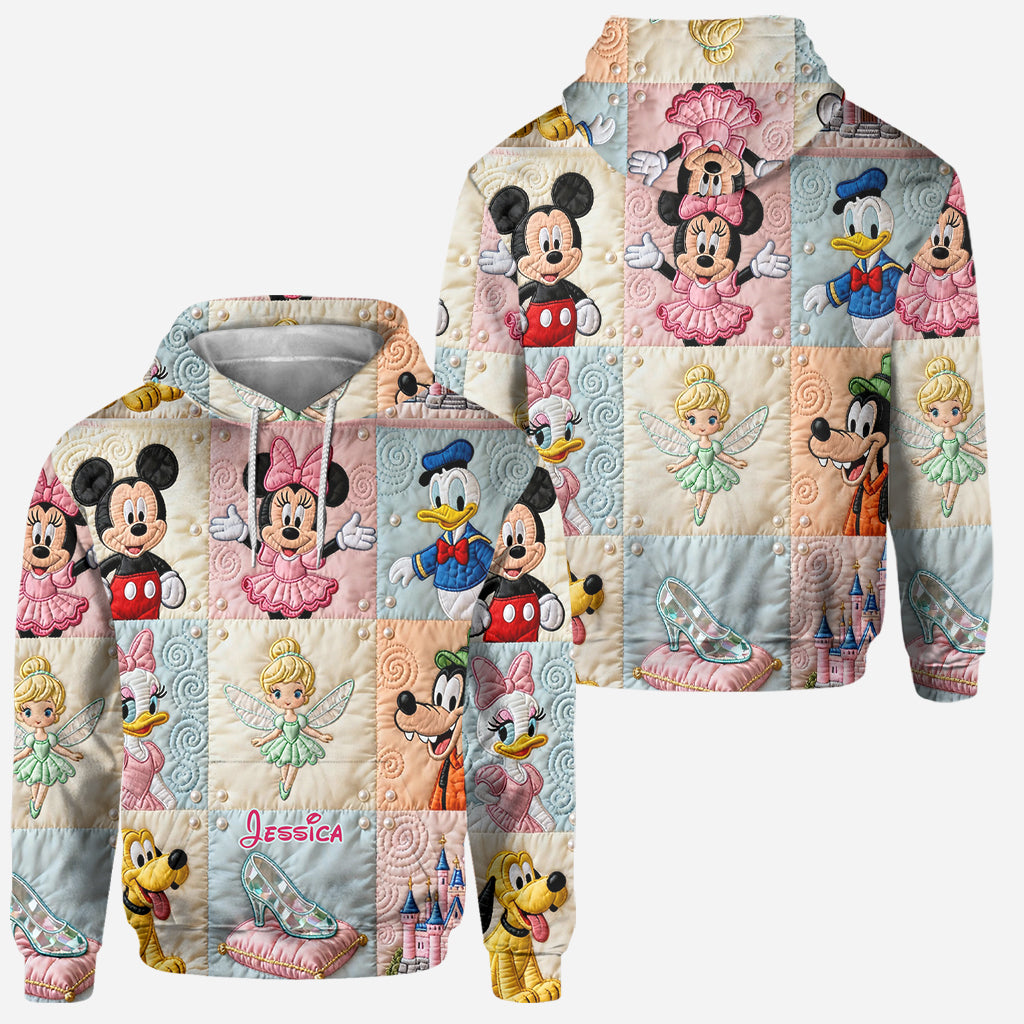 Personalized Disney Mouse Hoodie and Leggings Set for Kids