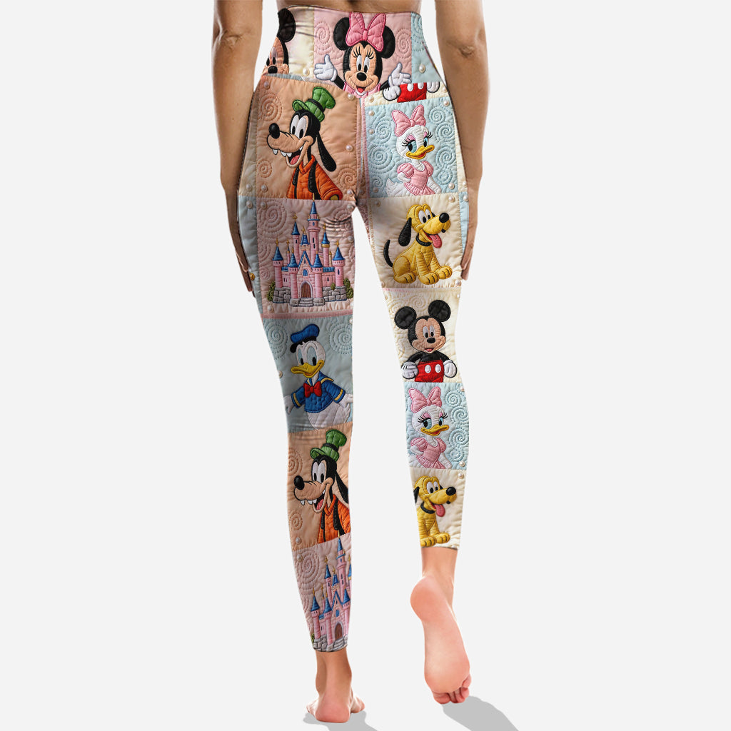 Personalized Disney Mouse Hoodie and Leggings Set for Kids