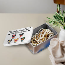 Load image into Gallery viewer, Personalized Metal Biscuit Tin Custom Name Gift for Grandma
