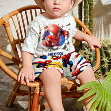Load image into Gallery viewer, Personalized Spider-Man Kid T-Shirt &amp; Shorts Set for Boys
