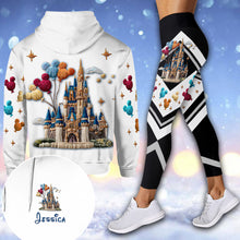 Load image into Gallery viewer, Personalized Magical Castle Mouse Hoodie and Leggings Gift for Kids
