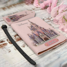 Load image into Gallery viewer, Personalized Leather Luggage Tag &amp; Passport Holder Set for Travelers
