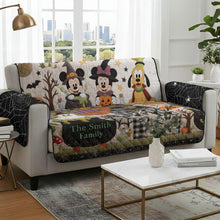 Load image into Gallery viewer, Personalized Halloween Quilted Sofa Cover Family Gift | Cozy Home Decor
