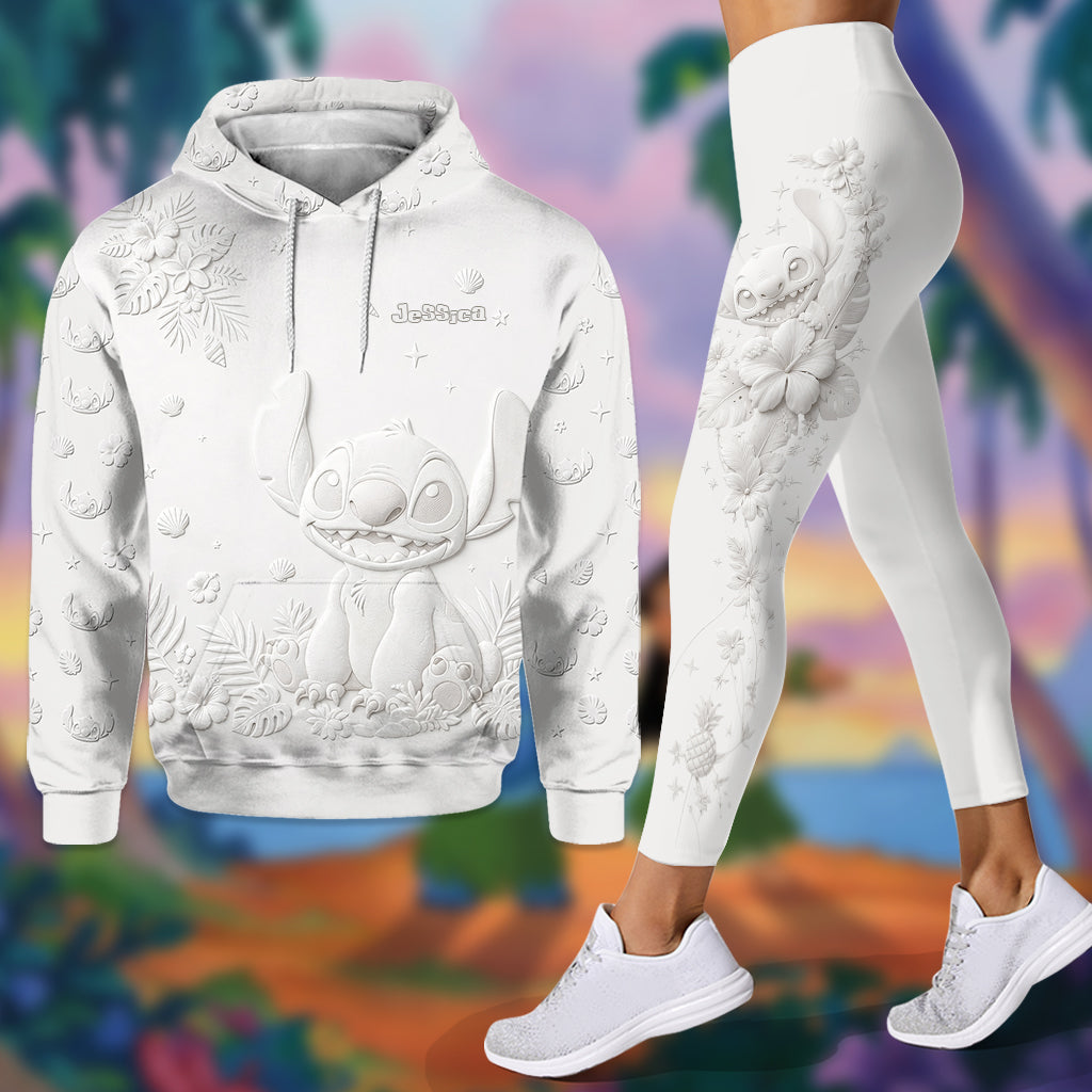 Personalized Ohana Hoodie and Leggings Set for Family Gift