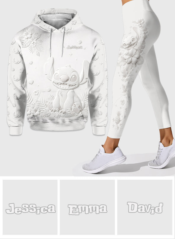 Personalized Ohana Hoodie and Leggings Set for Family Gift
