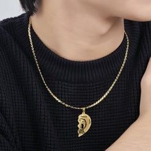 Load image into Gallery viewer, Personalized Matching Pendant Necklace for Couples - Heart Charm Gift
